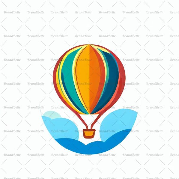 Reisender Heißluftballon